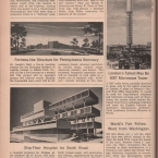 Progressive Architecture News Report, outubro de 1962.